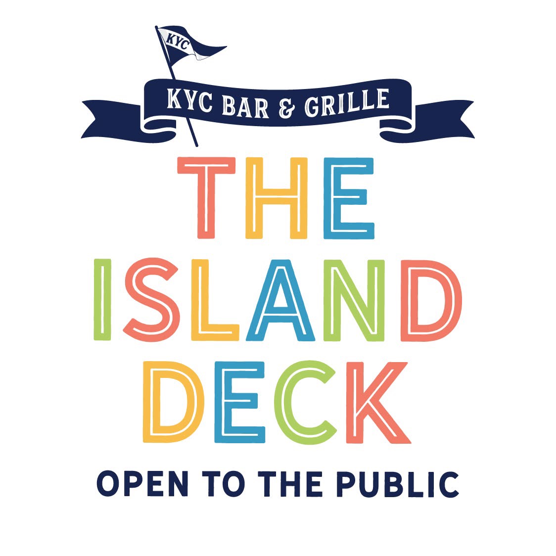 Kenosha Yacht Club — The Island Deck logo